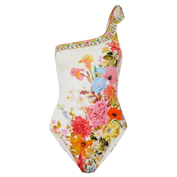 CAMILLA ONE SHOULDER TIE SWIMSUIT - Picture 2 of 9